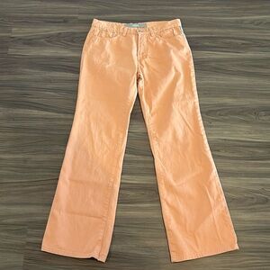VERSACE jeans couture jeans size 28 peach coral color GUC
